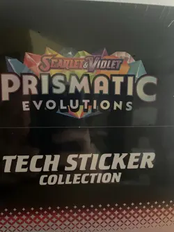 Pokemon TCG PRISMATIC EVOLUTION Tech Sticker Collection 12ct Sealed - (Last One! - Image 2