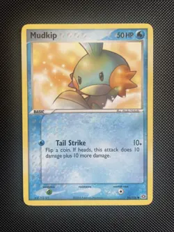 Pokemon TCG Mudkip EX Emerald 56/106 Regular Common NM - Image 1
