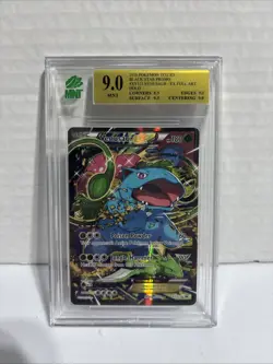 POKEMON XY BLACK STAR PROMO RED & BLUE COLL #XY123 FULL ART VENUSAUR EX PSA 9 - Image 1