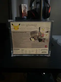 Pokemon TCG: 25th Anniversary Celebrations Elite Trainer Box With Acrylic Case 820650809439 - Image 2