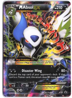 M Absol EX XY63 Promo XY Black Star Promos Pokemon - Image 1