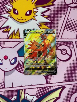 Pokemon TCG - Galarian Zapdos V 173/198 - SWSH Chilling Reign - Full Art - NM - Image 1
