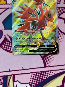 Pokemon TCG - Galarian Zapdos V 173/198 - SWSH Chilling Reign - Full Art - NM - Image 2