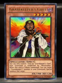 Yugioh Gravekeeper's Chief LCYW-EN187 Ultra Rare Unlimited Near Mint - Image 1