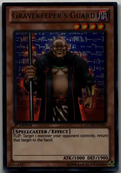 Gravekeeper's Guard Ultra Rare Legendary Collection 3: Yugi's World LCYW-EN184 L - Image 1