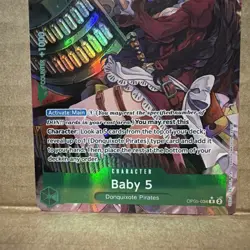 Baby 5 OP05-034 R Alt Art Awakening Of The New Era One Piece Card English - Image 3