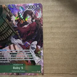 Baby 5 OP05-034 R Alt Art Awakening Of The New Era One Piece Card English - Image 4