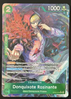 DONQUIXOTE ROSINANTE One Piece TCG OP05-030 Alt Art Rare PRB02 English NM - Image 2