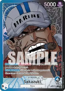 One Piece: Awakening of the New Era OP05-041 Sakazuki (Alt Art/Parallel) - M/NM - Image 3