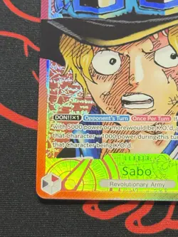 OP05-001 Sabo Alt Art Leader One Piece OP05 Awakening of a New Era English NM - Image 5