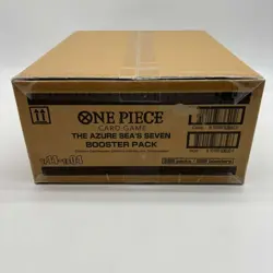 One Piece OP14-EB04 The Azure Sea's Seven English 12 Booster Box Case Sealed - Image 1