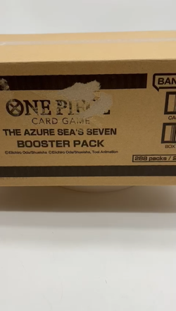 One Piece OP14-EB04 The Azure Sea's Seven English 12 Booster Box Case Sealed - Image 2