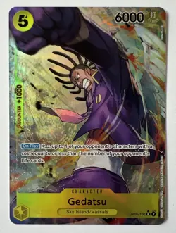 One Piece TCG Gedatsu OP05-102 Alt Art Awakening of the New Era English OP05 NM - Image 1