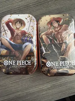 One Piece Vol 2 Mini Tin Pack Set Vol 2 OP-13 Factory Sealed Tins (2 Tins) - Image 1