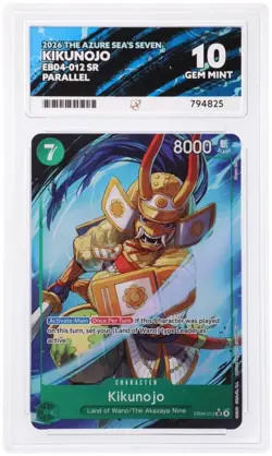 One Piece Kikunojo EB04-012 (Alternate Art) SR The Azure Sea's Seven - ACE 10 - Image 1