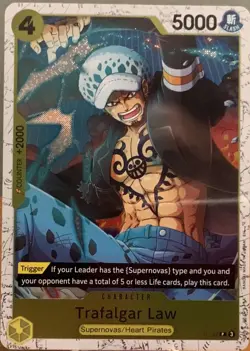 Bandai One Piece CCG Trafalgar Law P-088 (Jolly Roger Foil) PRB-02 Promo Reprint - Image 3