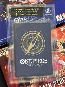 One Piece Foil Zoro Sec Rare Jap OP06-118 Beckett BGS 10 BLACK LABEL Pristine! - Image 3