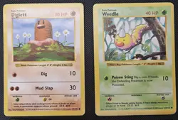 Vintage Pokemon TCG Base Set WoTC Shadowless Lot - 12 Cards - Image 3