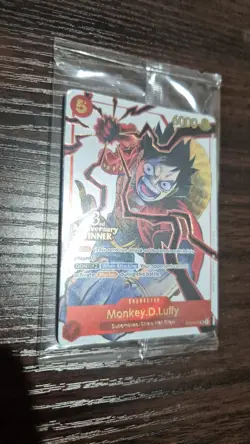 3rd Anniversary One Piece 3 Brothers Winner Set Promo Card English - Image 2