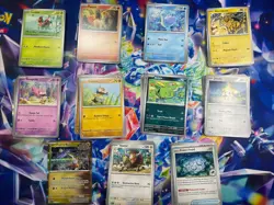 Pokemon TCG Stellar Crown Complete Base Set C/UC/HR (125 Cards) - Image 1