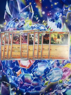 Pokemon TCG Stellar Crown Complete Base Set C/UC/HR (125 Cards) - Image 3