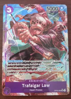 Trafalgar Law OP05-069 SR Alt Art One Piece Card Awakening of the New Era - Image 1