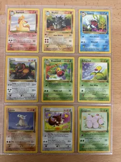 Lp-mp Complete Unlimited Jungle Non-Holo Set 17-64 Vintage Pokemon Card Inc Rare - Image 5