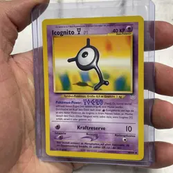 Unown [Y] 40/64 Neo Revelation - Uncommon Pokemon Card - DEUSTCH Vintage NM Vtg - Image 2