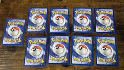 Pokemon TCG Trainer Lot ( 9 Cards) Base Set WOTC Vintage 1999 - Image 2