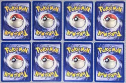 Pokemon 1999 Base Set Trainer Card Lot x8 LP - Image 2