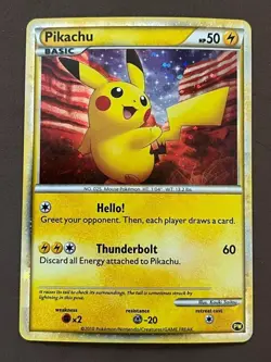 Pokemon card pikachu world collection Blue Japanese - Image 3