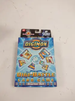 Digimon Digi-Battle Card Game Starter Set 2 Player Pack Bandai Collectible - Image 1