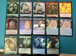 14 Tokens MTG NM Assorted Magic The Gathering Cards set lot bulk pack - Image 1