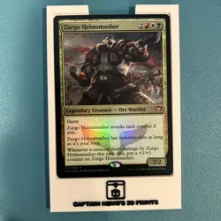 Zurgo Helmsmasher #1 (Foil) Speed vs Cunning DDN Magic MTG - NM+ - Image 1