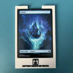 Island NM/M* FULL ART Theros Beyond Death ENGLISH 251/254 mtg -UnltdCards - Image 1