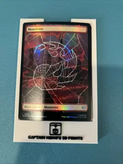 7x SPM FOIL FULL ART BASIC LAND NM 0189 Marvel Spider-Man Mtg - Image 2