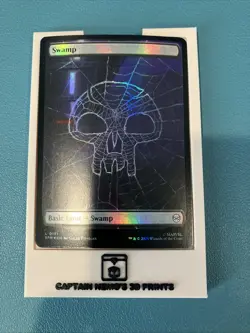 7x SPM FOIL FULL ART BASIC LAND NM 0189 Marvel Spider-Man Mtg - Image 3