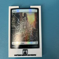 🌈 Full Art Basic Land Set - FOIL - Spider Web Lands - Spider-Man (SPM) - NM - Image 2