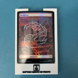 🌈 Full Art Basic Land Set - FOIL - Spider Web Lands - Spider-Man (SPM) - NM - Image 3
