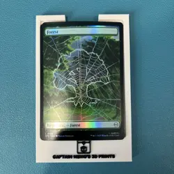 🌈 Full Art Basic Land Set - FOIL - Spider Web Lands - Spider-Man (SPM) - NM - Image 5