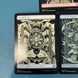 7x Phyrexian 268 267 271 270/271 Phyrexia: All Will Be One Full Art Land MTG NM - Image 4