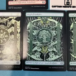 7x Phyrexian 268 267 271 270/271 Phyrexia: All Will Be One Full Art Land MTG NM - Image 5