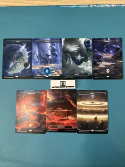 7x Full Art Basic Land EDGE OF ETERNITIES NM Lot Bulk Collection MTG - Image 1