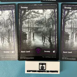Swamp x7MTG Full Art Innistrad: Crimson Vow # 272/277 273/277 NM lot bulk - Image 2