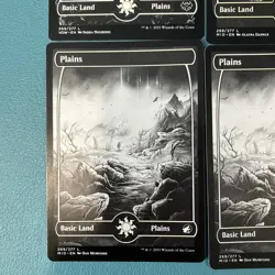 Plains x 8 MTG Full Art Innistrad: Crimson Vow # 268/277 269/277 NM lot bulk - Image 3