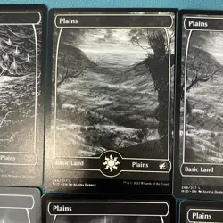 Plains x 8 MTG Full Art Innistrad: Crimson Vow # 268/277 269/277 NM lot bulk - Image 4