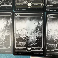 Plains x 8 MTG Full Art Innistrad: Crimson Vow # 268/277 269/277 NM lot bulk - Image 5