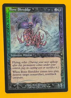 MTG BONE SHREDDER (FOIL) Urza's Legacy (OldManMTG 006-400) - Image 1
