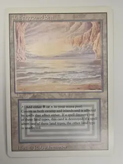 Underground Sea Revised Dual Land MtG Magic Reserved List NM Vintage Gradable - Image 1