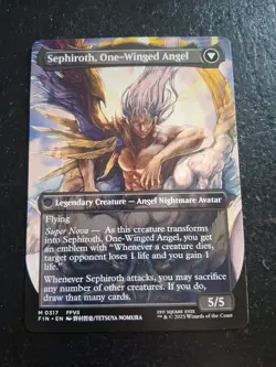 MTG Sephiroth, Fabled Soldier 0317 One Winged Angel Boaderless Non Foil NM FF - Image 4